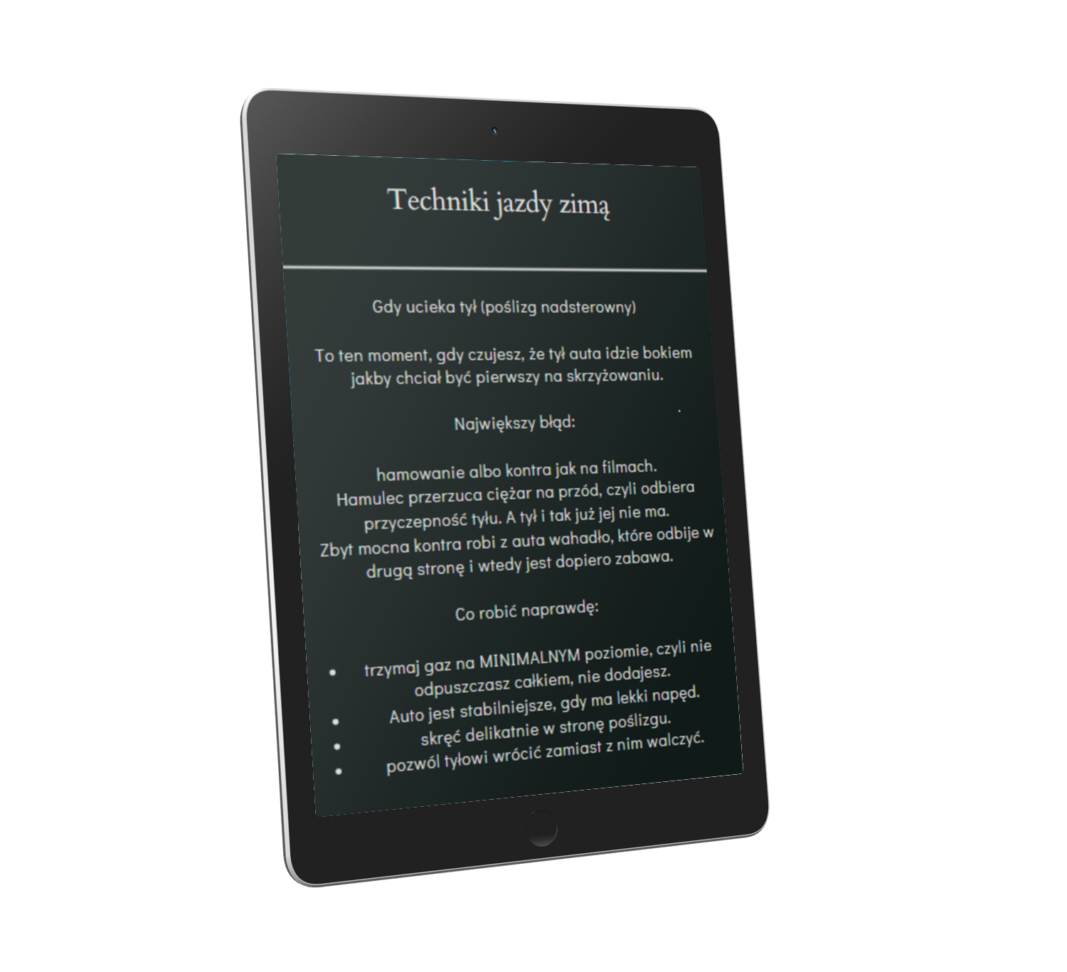 Jak Bezpiecznie Jeździć Zimą